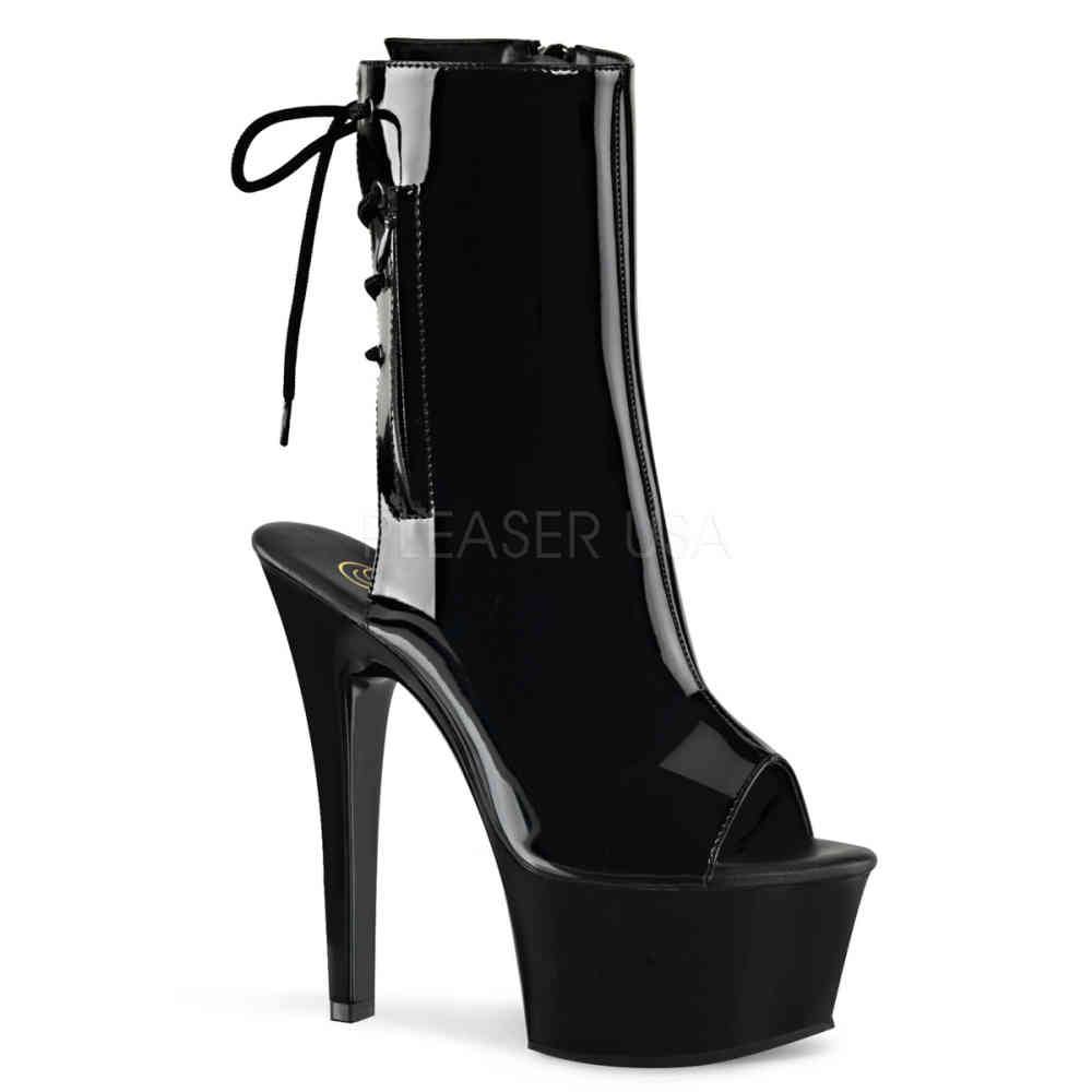 Pleaser - ASPIRE1018 Bottes de plateforme, Pole dance chaussures - Chaussures de pole dance - Noir Product image